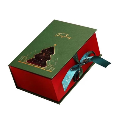Santa Claus Paper Custom Printed Cosmetic Boxes Xmas Packaging Boxes