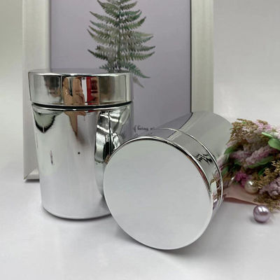 Label Design Service HDPE Bottle Metal Silver Round Plastic Fitness Sport Nutrition Polyethylene Bottles Package for Bcaa Powder