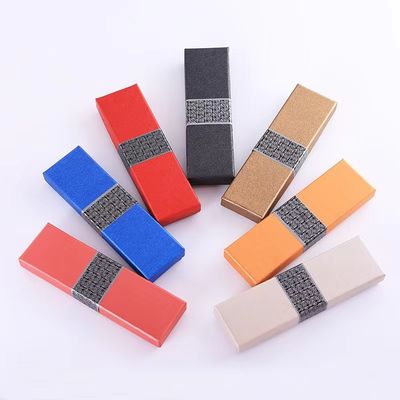 Black Pen Innovative Biodegradable Packaging Rectangle Gift Pen Box