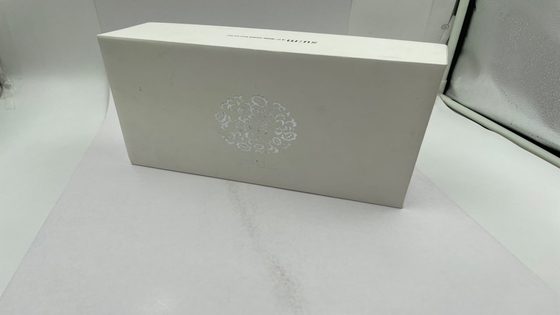 Printed Paper Packaging Box Cream Cosmetics Packaging Boxes Cardboard Silver Foil Stamping Skincare Packaging Box
