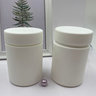 HDPE Body PP Cap Sports Nutrition Pharmaceutical Healthcare Vitamin Supplement Bottles with White Soft Touch Process Jar