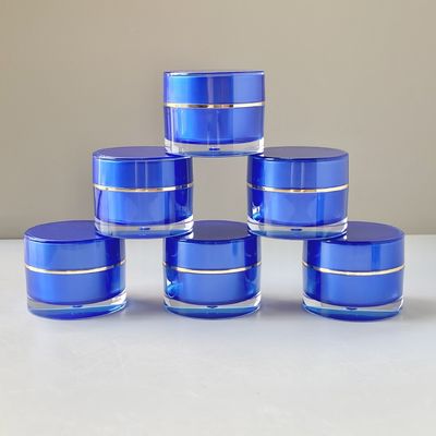 5g 10g 15g 20g 30g 50g 100g Cosmetics Acrylic Gel Nail Jar Matte for Skin Care Cream Frosted Plastic Jars with Screw Lids